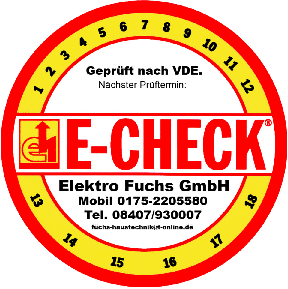 E Check Button bei Fuchs GmbH in Großmehring